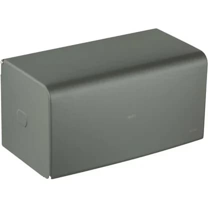 دستمال سایز بزرگ اسمارت رنگ طوسی طرح banyo کد 5301-L