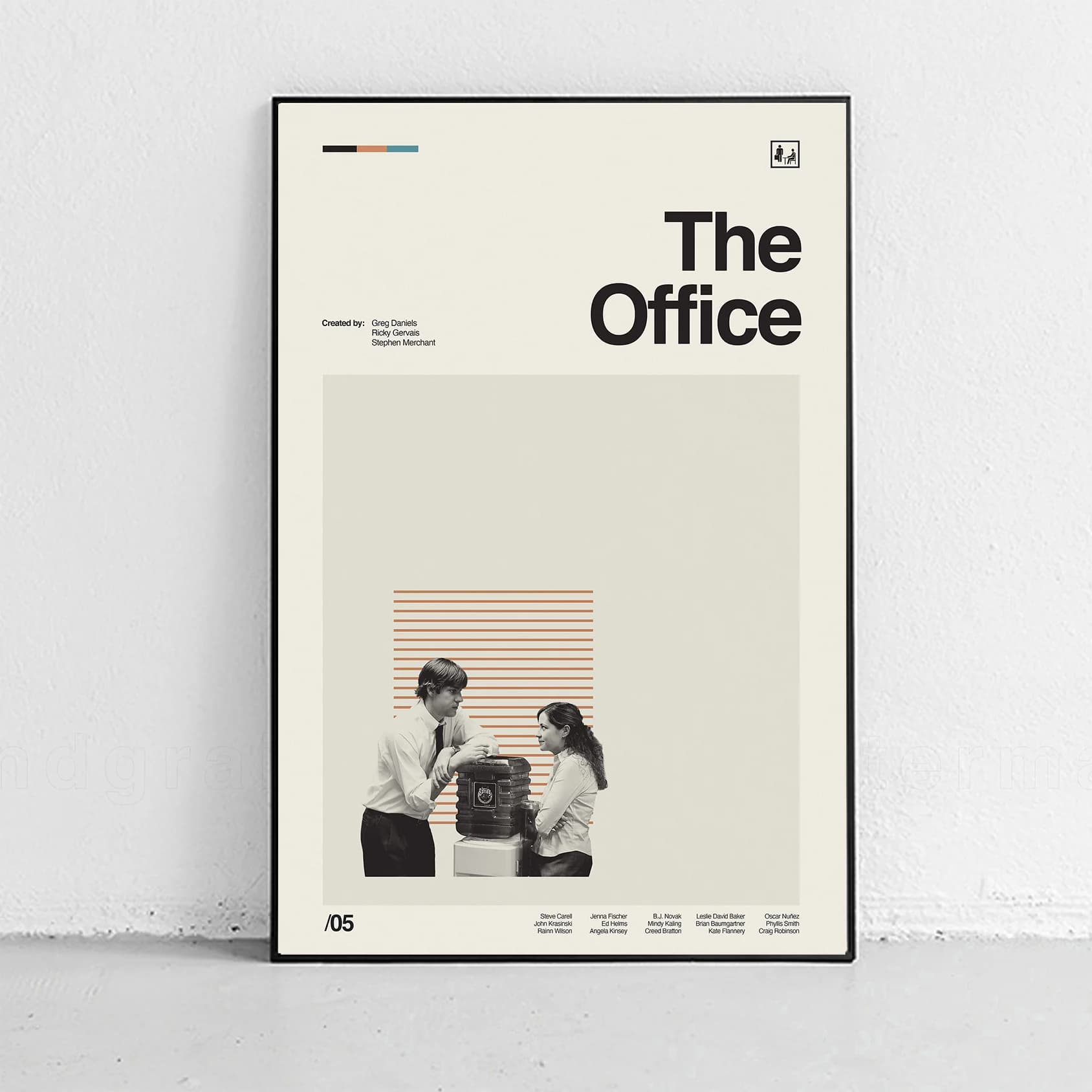 پوستر و تابلو مینیمال طرح The office
