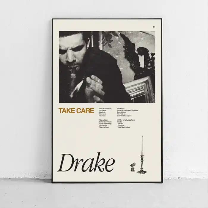 پوستر و تابلو مینیمال طرح Drake