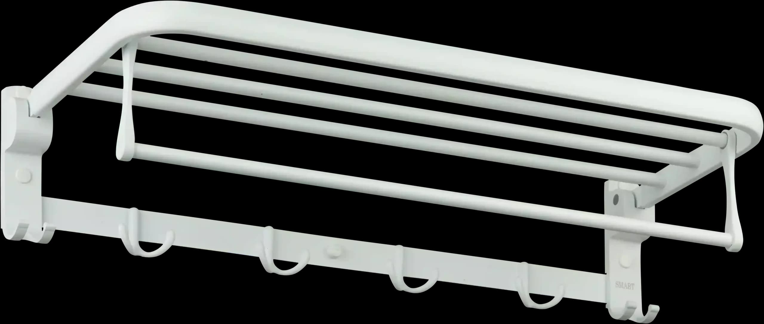 رخت آویز سایز 60 اسمارت رنگ سفید طرح banyo کد 6620