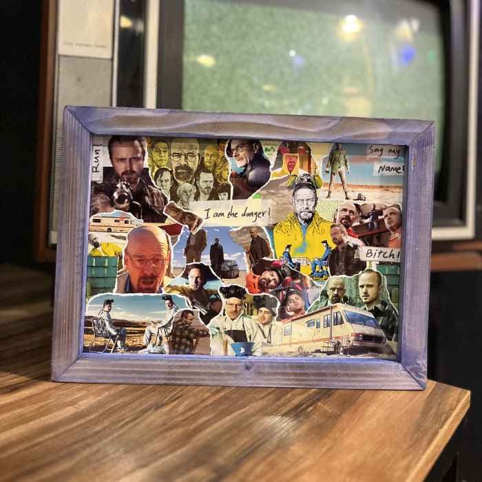 تابلو کلاژ طرح Breaking Bad سایز A4