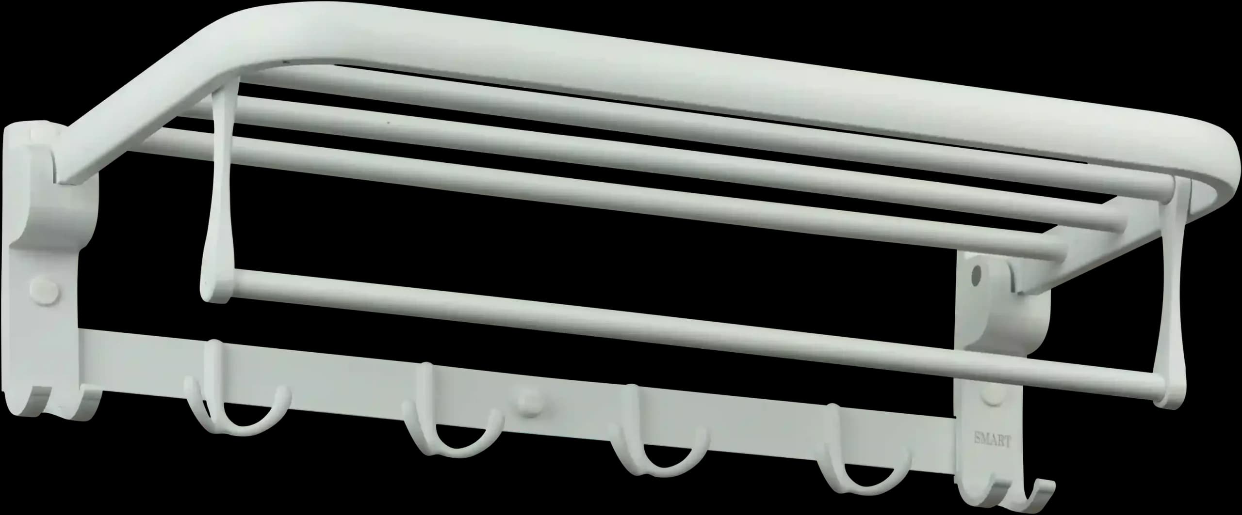 رخت آویز سایز 50 اسمارت رنگ سفید طرح banyo کد 6620