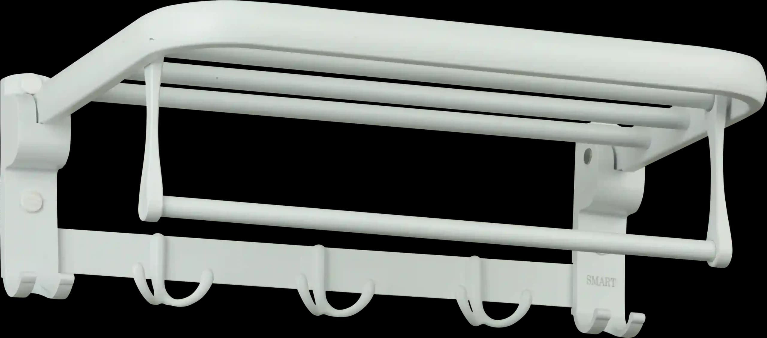 رخت آویز سایز 40 اسمارت رنگ سفید طرح banyo کد 6620