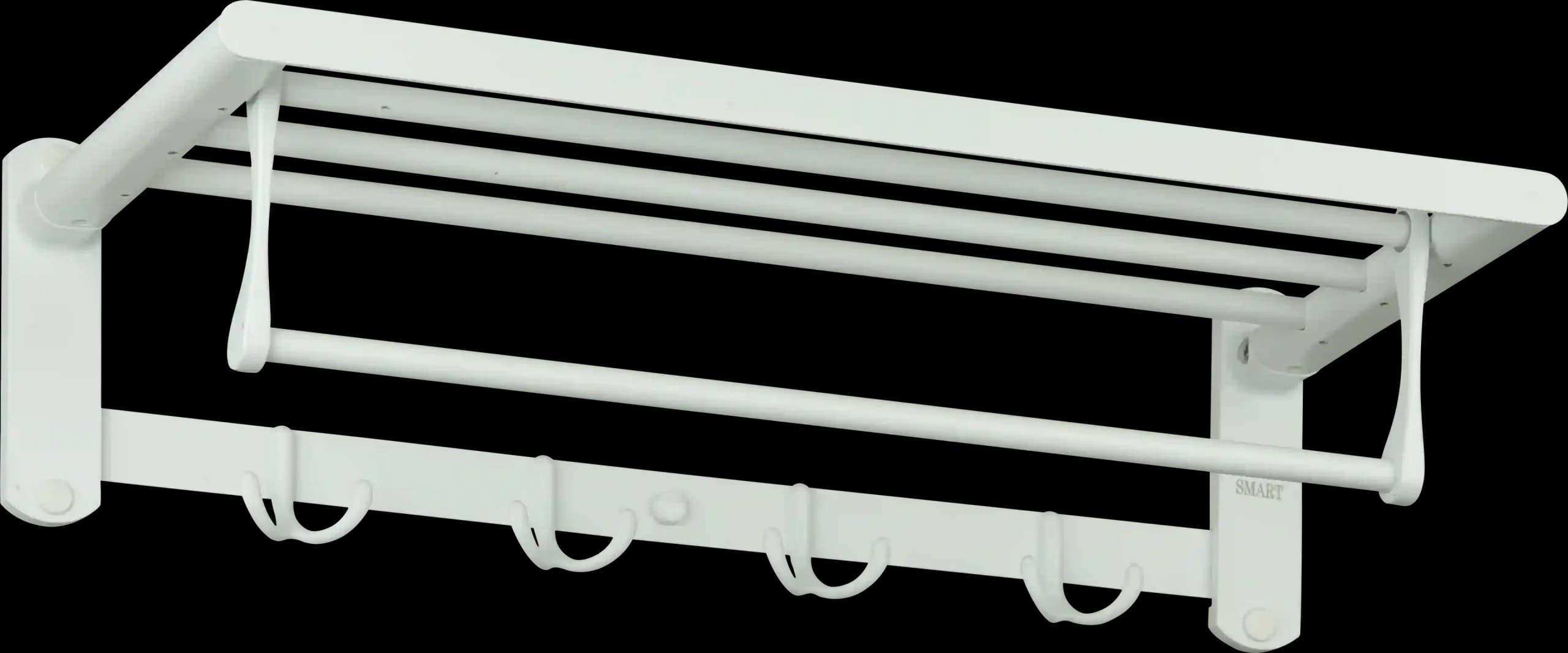 رخت آویز سایز 50 اسمارت رنگ سفید طرح banyo کد 6670