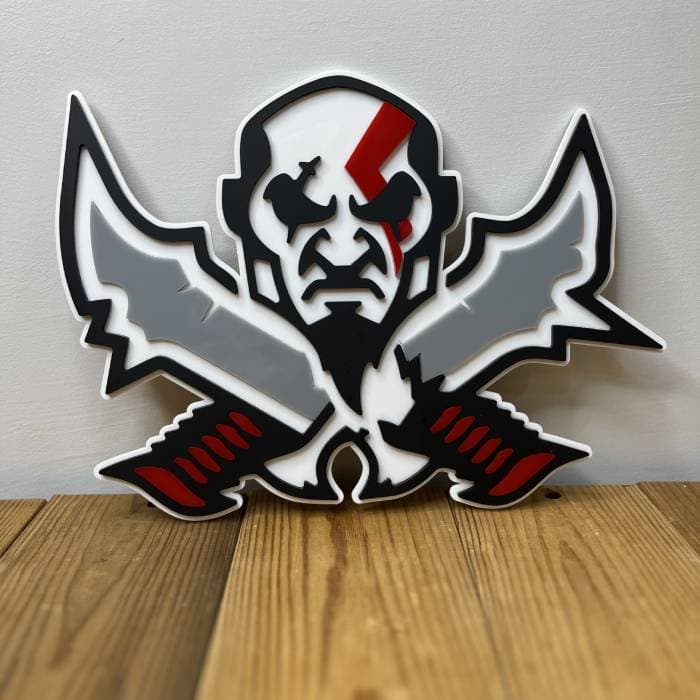 دیوارکوب طرح Kratos از بازی God of war