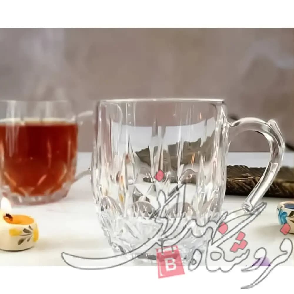 نیم لیوان شیشه ای موزر6 عددی نوری تازه 220