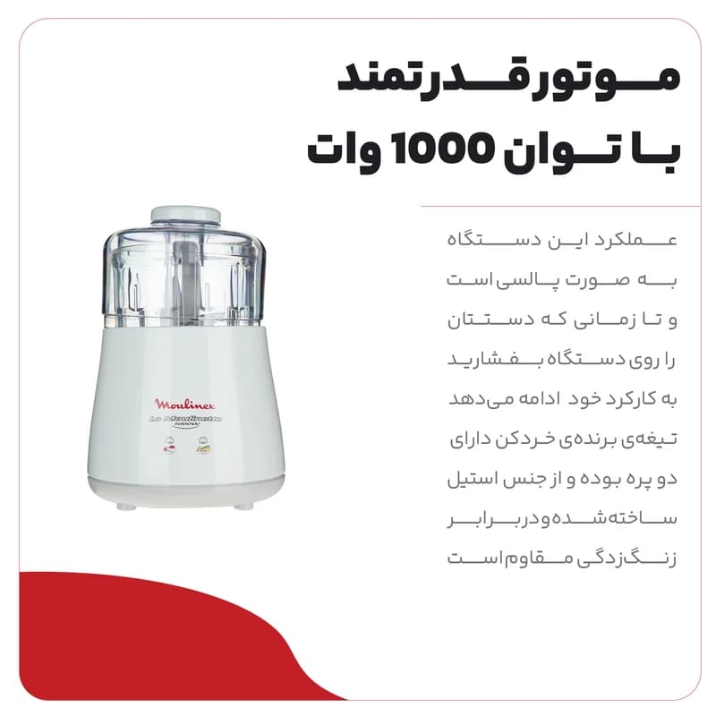خرد کن مولینکس مدل DPA1 — تصویر ۵