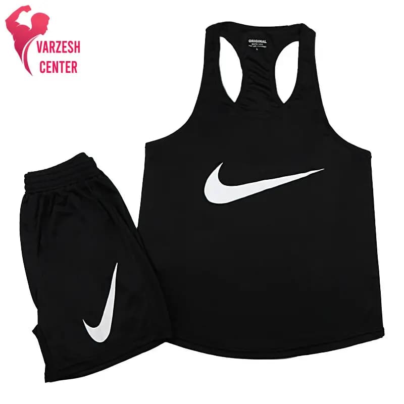 ست حلقه‌ای شلوارک ساده طرح NIKE