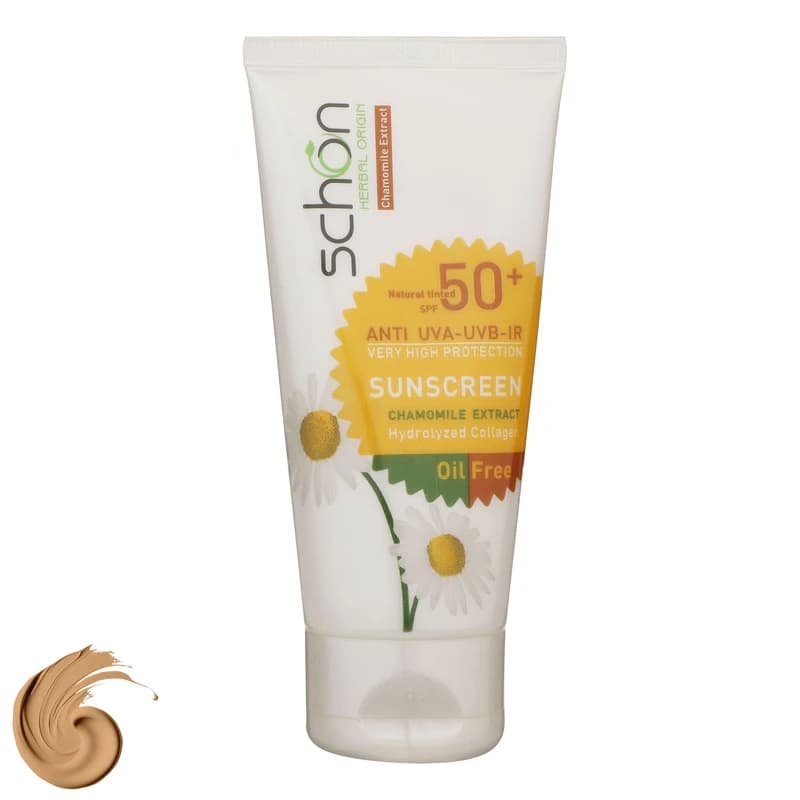 ضدآفتاب فاقد چربی رنگ طبیعی شون spf 50