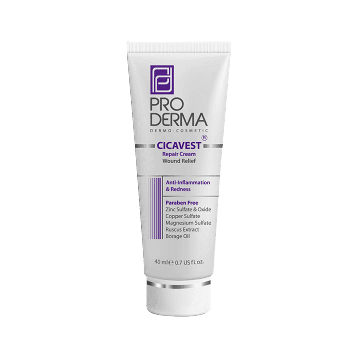 کرم بازسازی کننده پوست پرودرما مدل (proderma Cicavest) — تصویر ۲