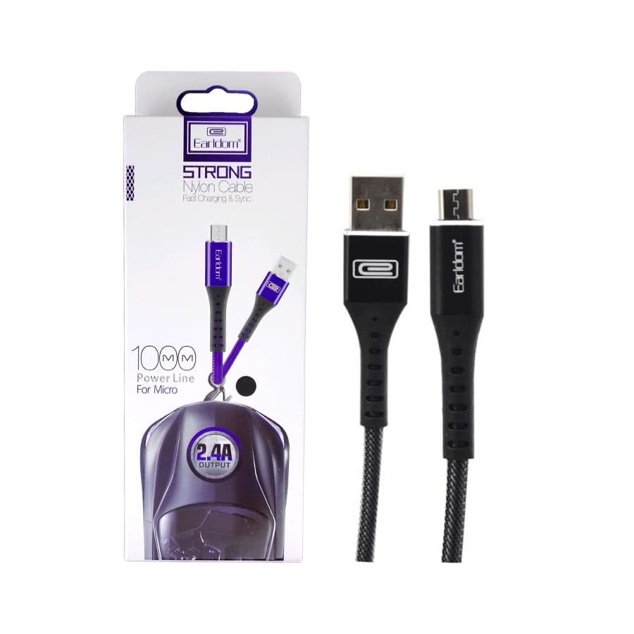 کابل شارژ میکرو ارلدام مدل EC-058C