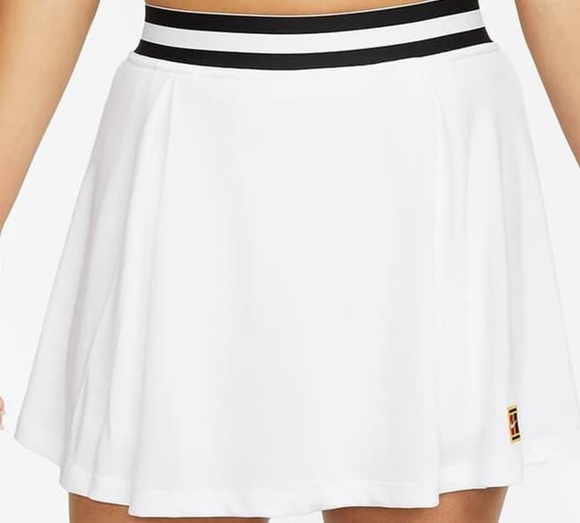 دامن تنیس زنانه نایک NikeCourt Dri-FIT Heritage – سفید
