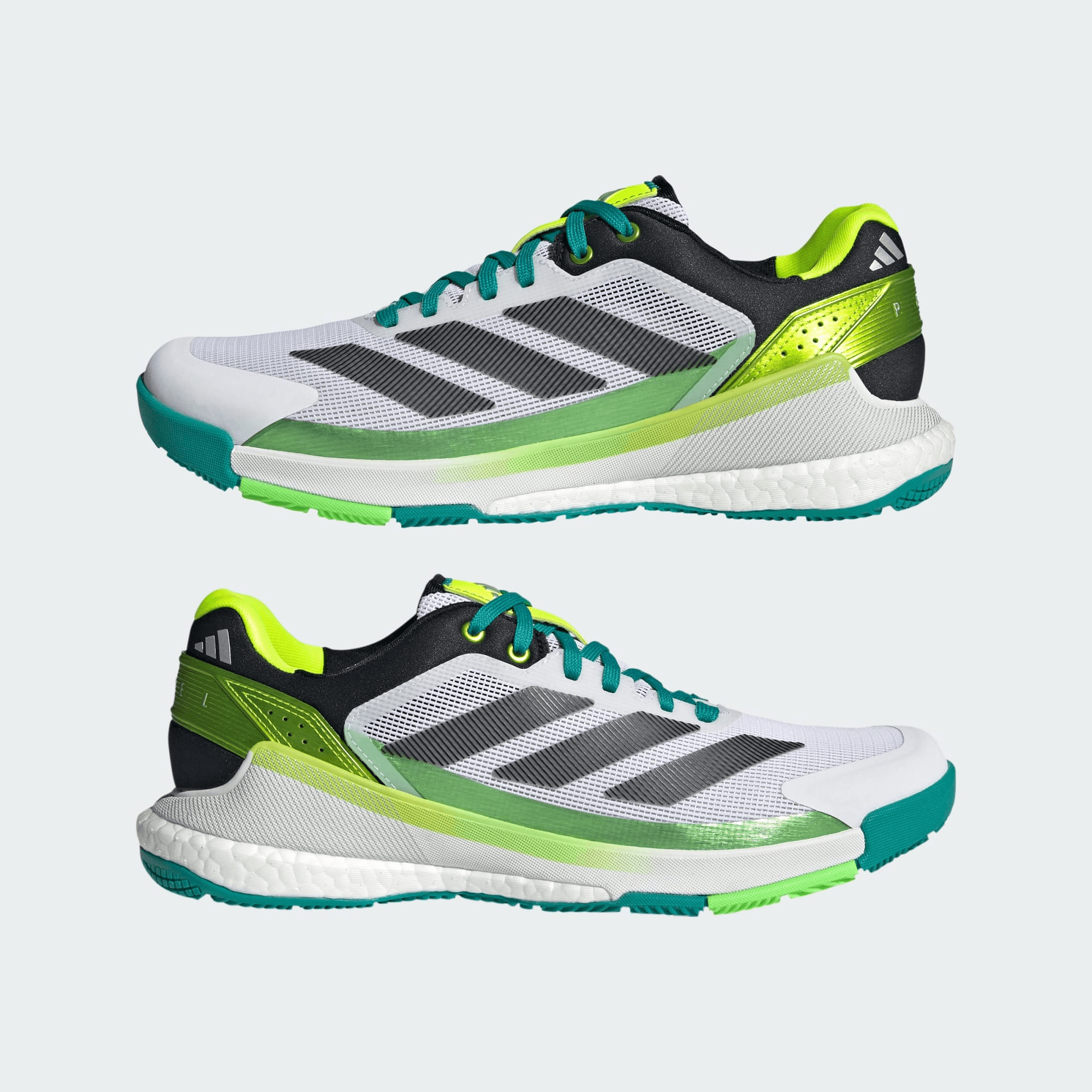 کفش پدل مردانه آدیداس ADIDAS Crazyquick BOOST Padel – سفید/سبز — تصویر ۷