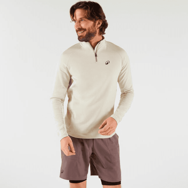 سویشرت تنیس مردانه دکتلون DECATHLON Thermic – کرم
