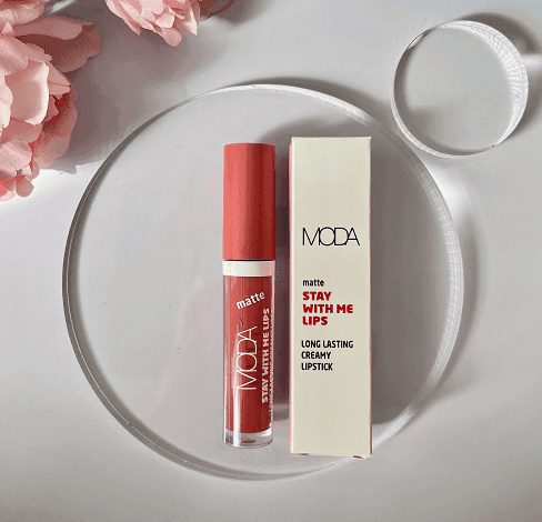 رژ لب مایع مات و مخملی مدا 121 Moda Long lasting creamy lipstick matte