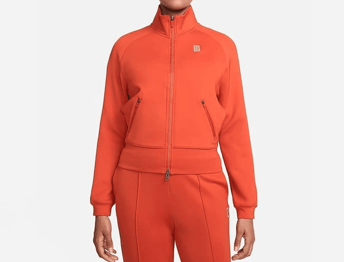 سویشرت تنیس زنانه نایک Nike Court Heritage Logo – نارنجی