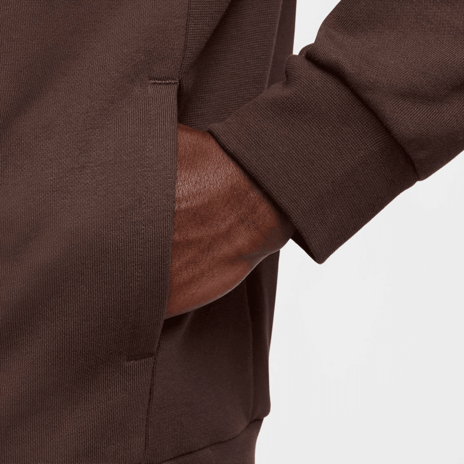 سویشرت تنیس مردانه نایک Nike Court Heritage Printed – قهوه ای — تصویر ۶