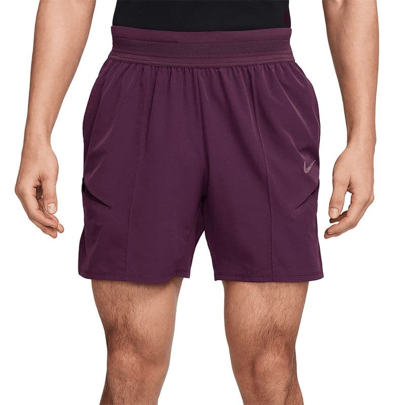 شلوارک تنیس مردانه نایک NikeCourt Slam 15 cm – بنفش — تصویر ۲