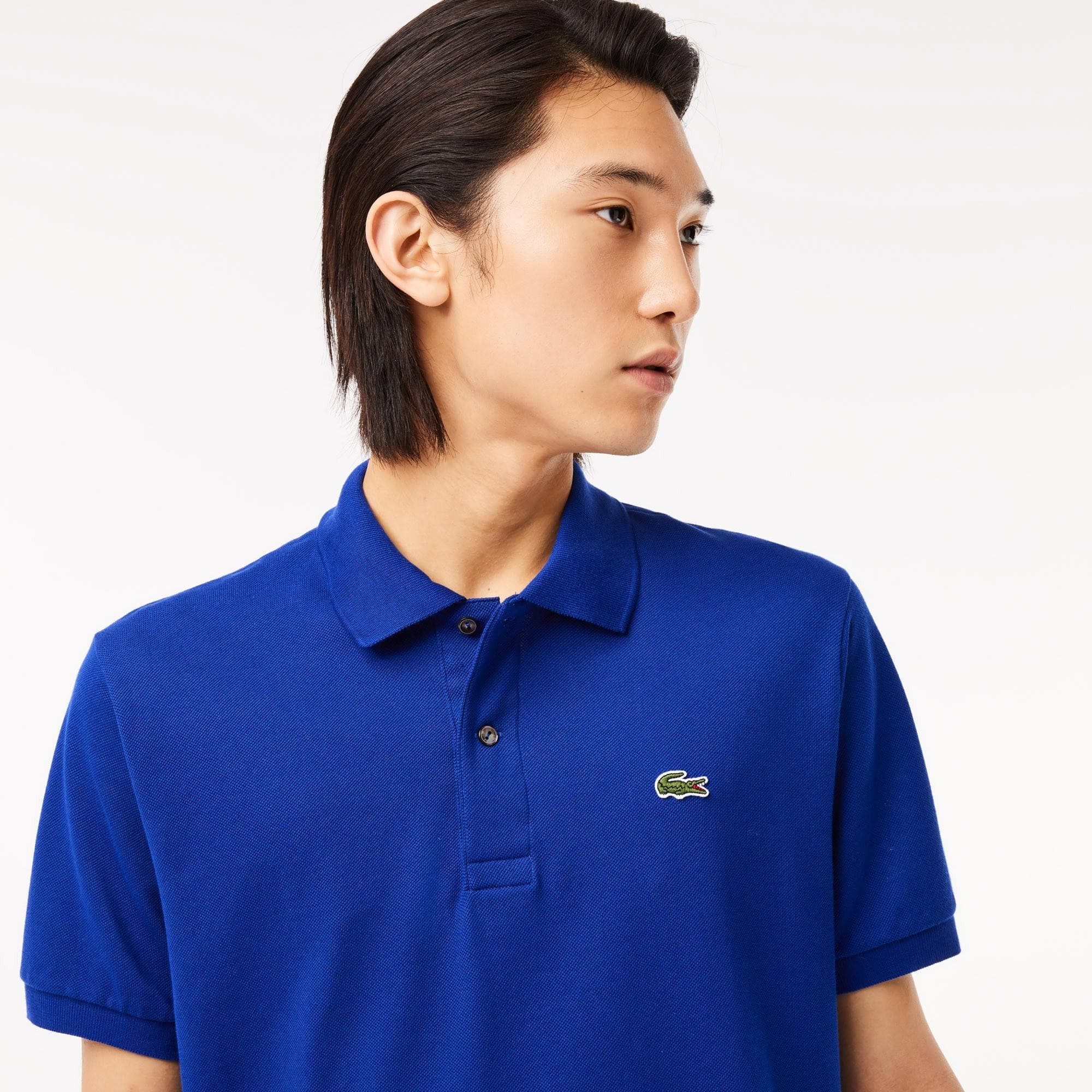 پلوشرت تنیس مردانه لاکست Lacoste Classic Fit L.12.12 Polo – سرمه ای — تصویر ۴