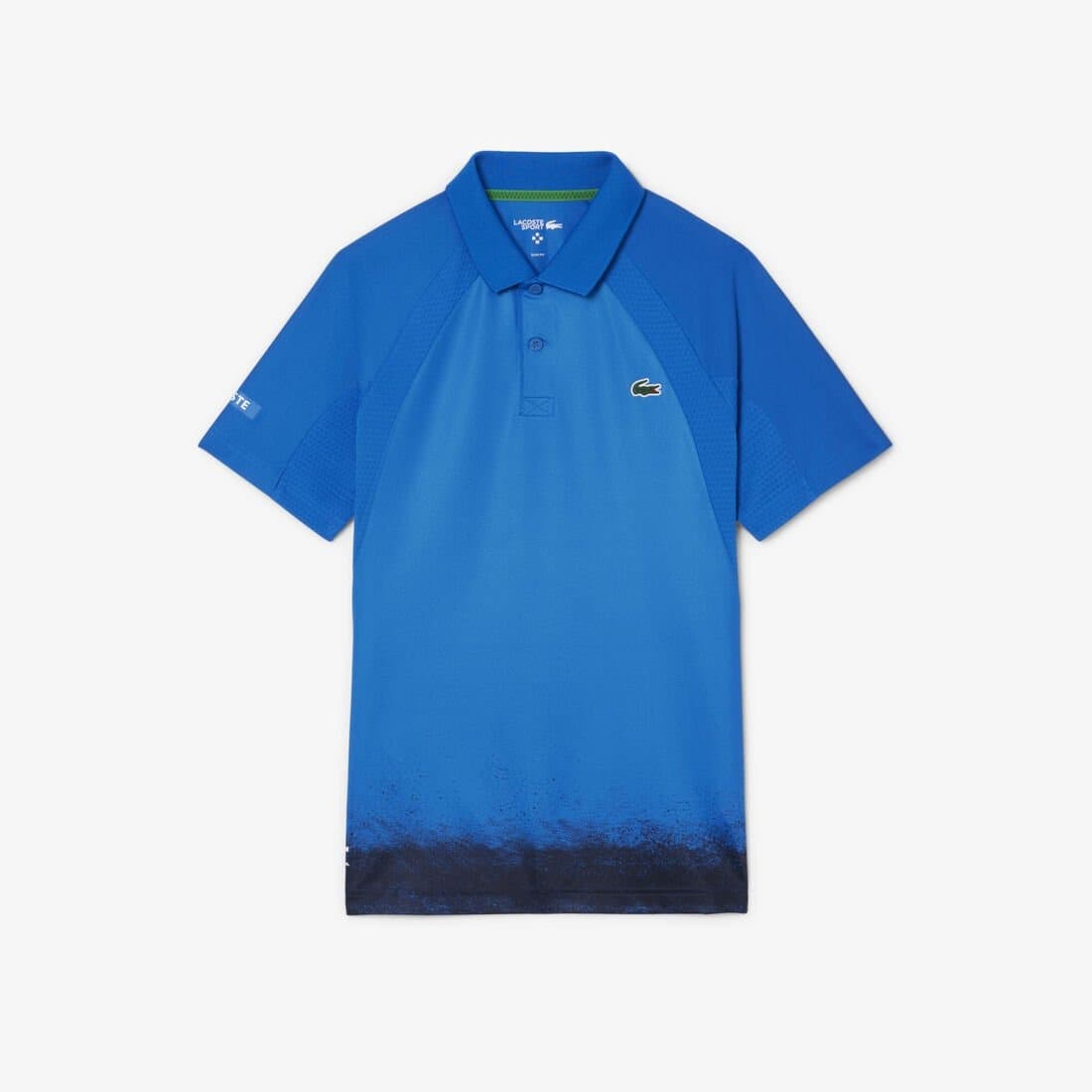 پلوشرت تنیس مردانه لاکست Lacoste Tennis X Daniil Medvedev – آبی — تصویر ۳