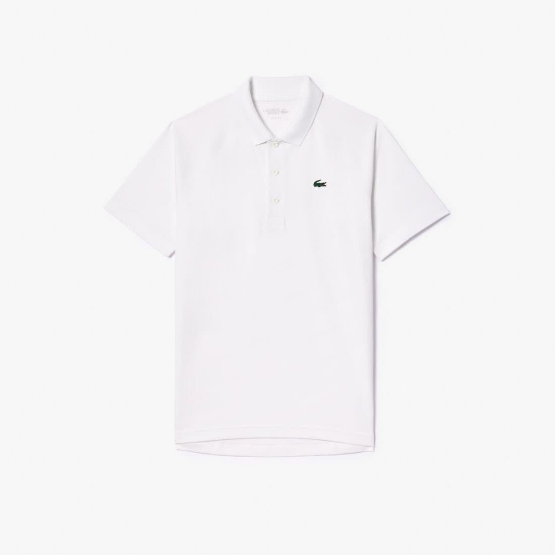 پلوشرت تنیس مردانه لاکست Lacoste SPORT Regular Fit Polo – سفید — تصویر ۴