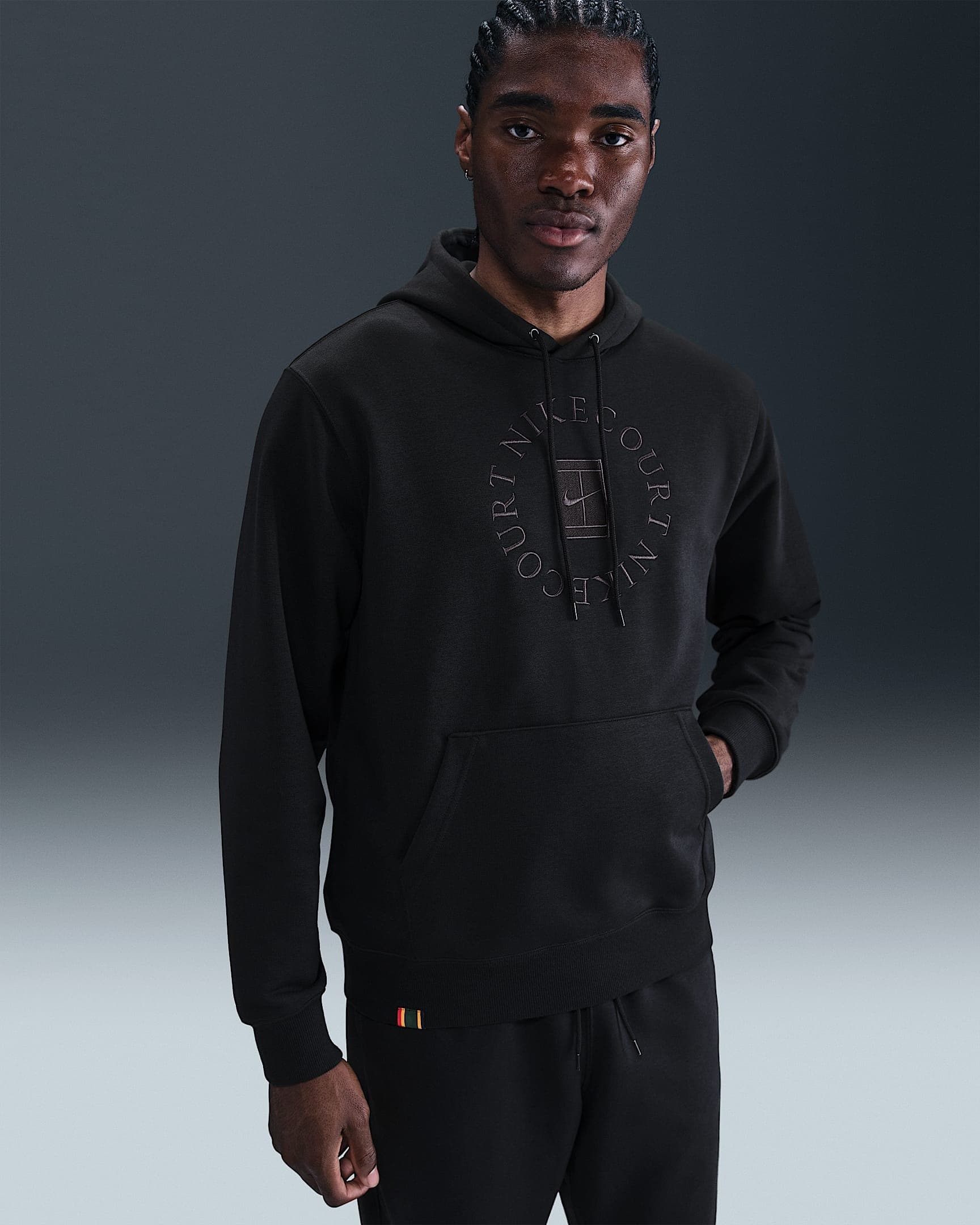 هودی تنیس مردانه نایک NikeCourt Heritage Dri-FIT – مشکی