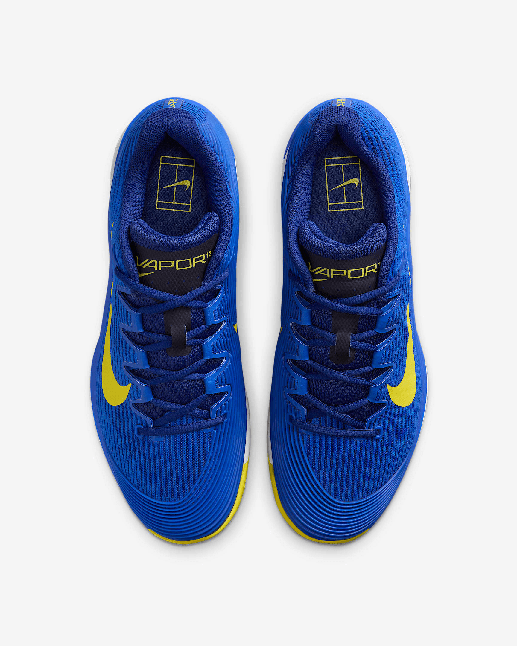 کفش تنیس مردانه نایک Nike Vapor 12 Tennis Shoes Clay – آبی — تصویر ۵