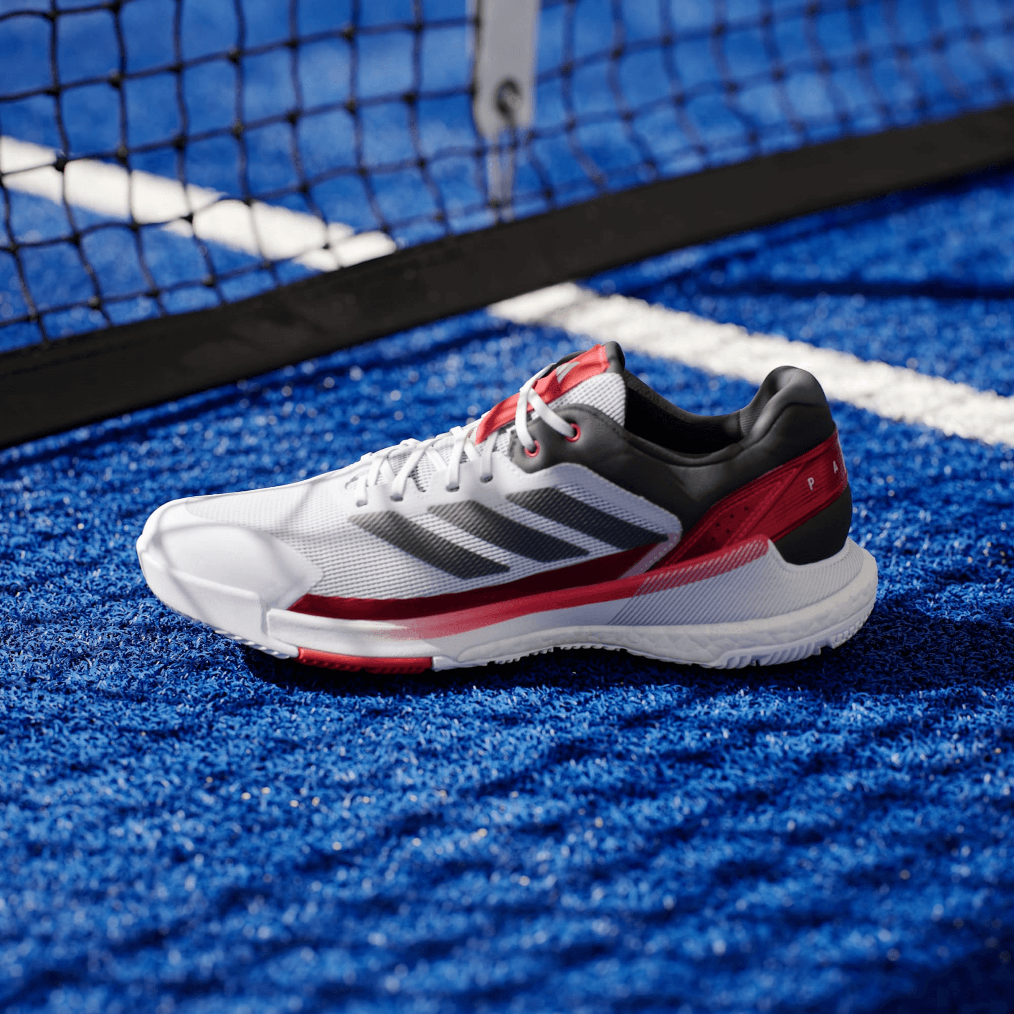 کفش پدل مردانه آدیداس – ADIDAS Crazyquick BOOST – سفید/قرمز — تصویر ۷