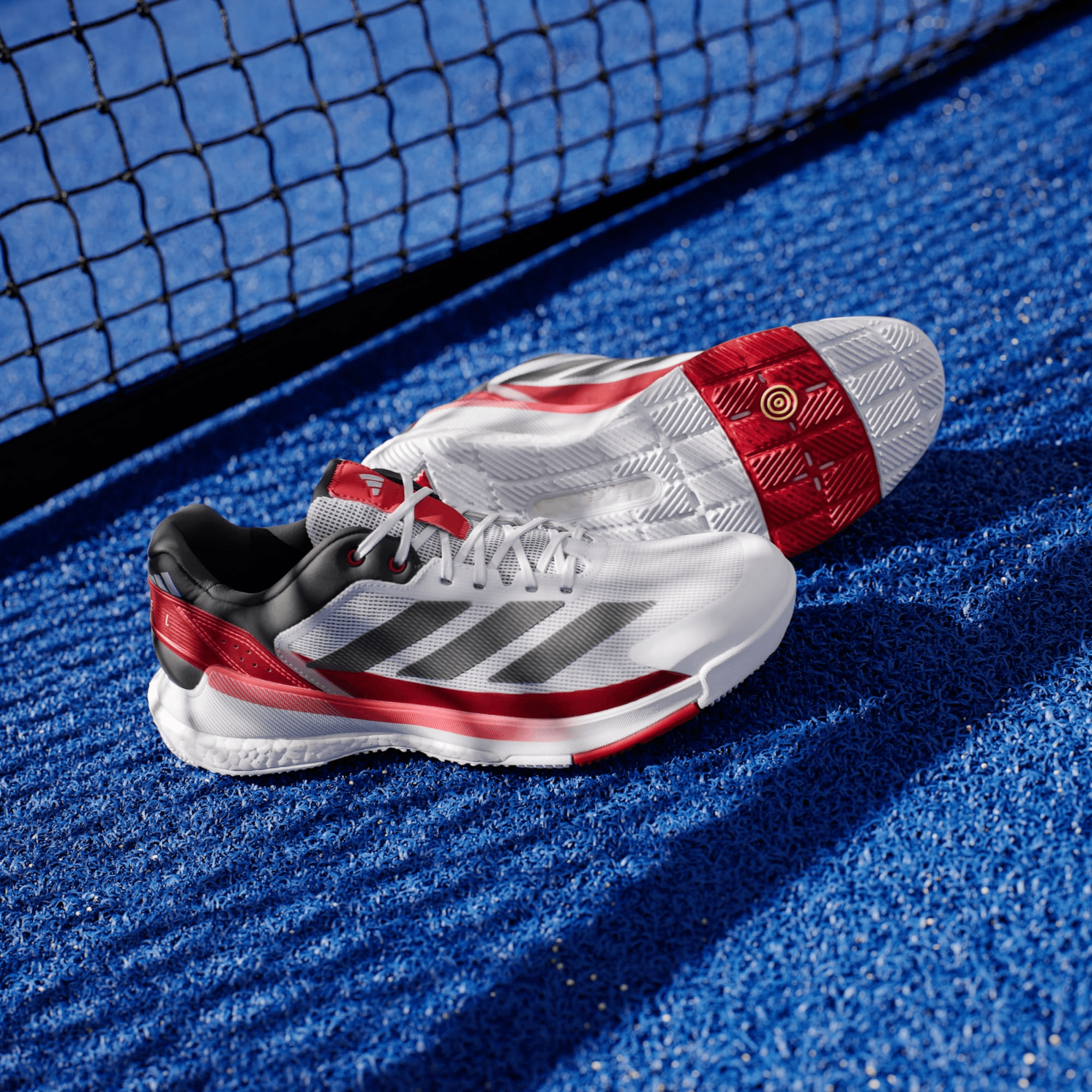 کفش پدل مردانه آدیداس – ADIDAS Crazyquick BOOST – سفید/قرمز — تصویر ۶