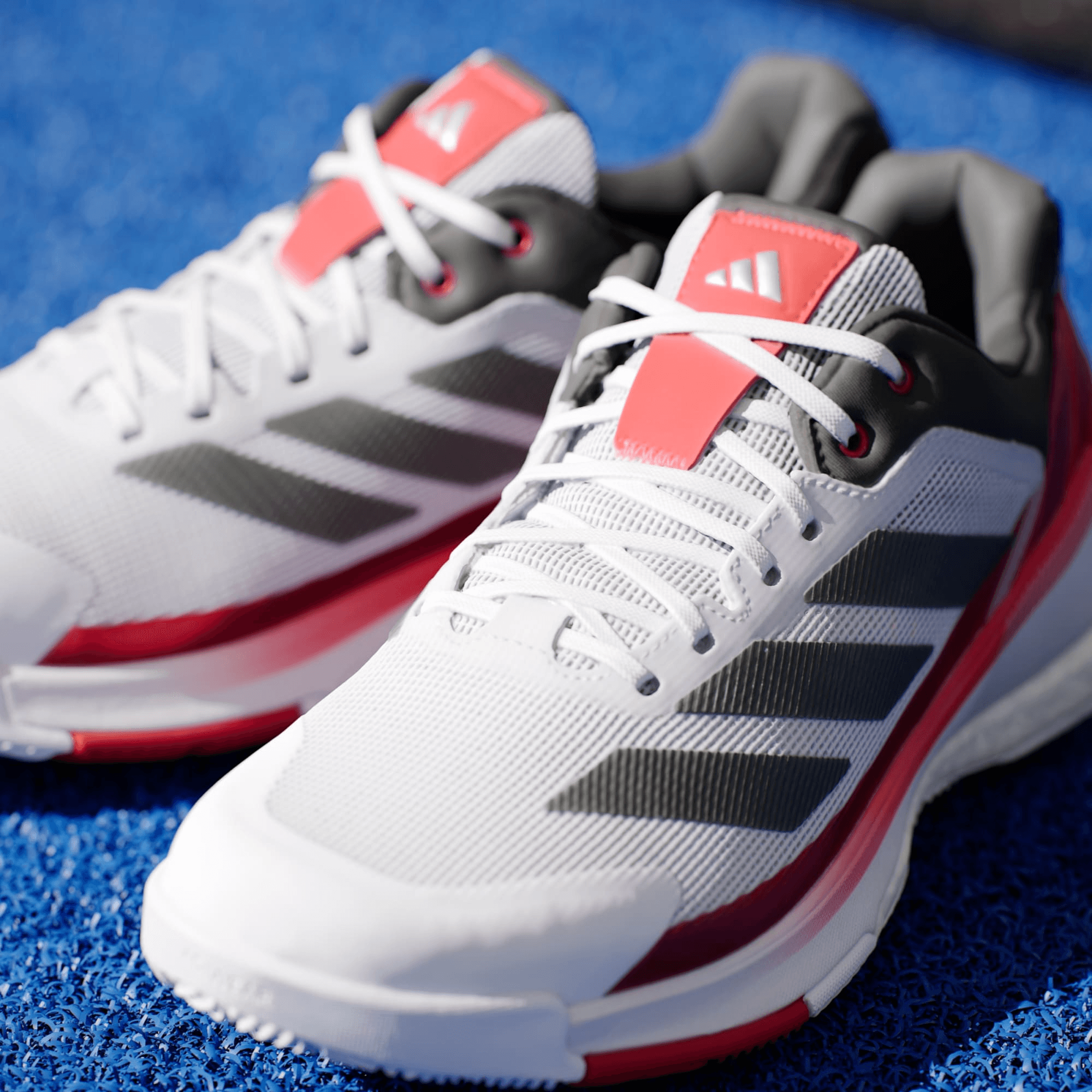 کفش پدل مردانه آدیداس – ADIDAS Crazyquick BOOST – سفید/قرمز — تصویر ۴