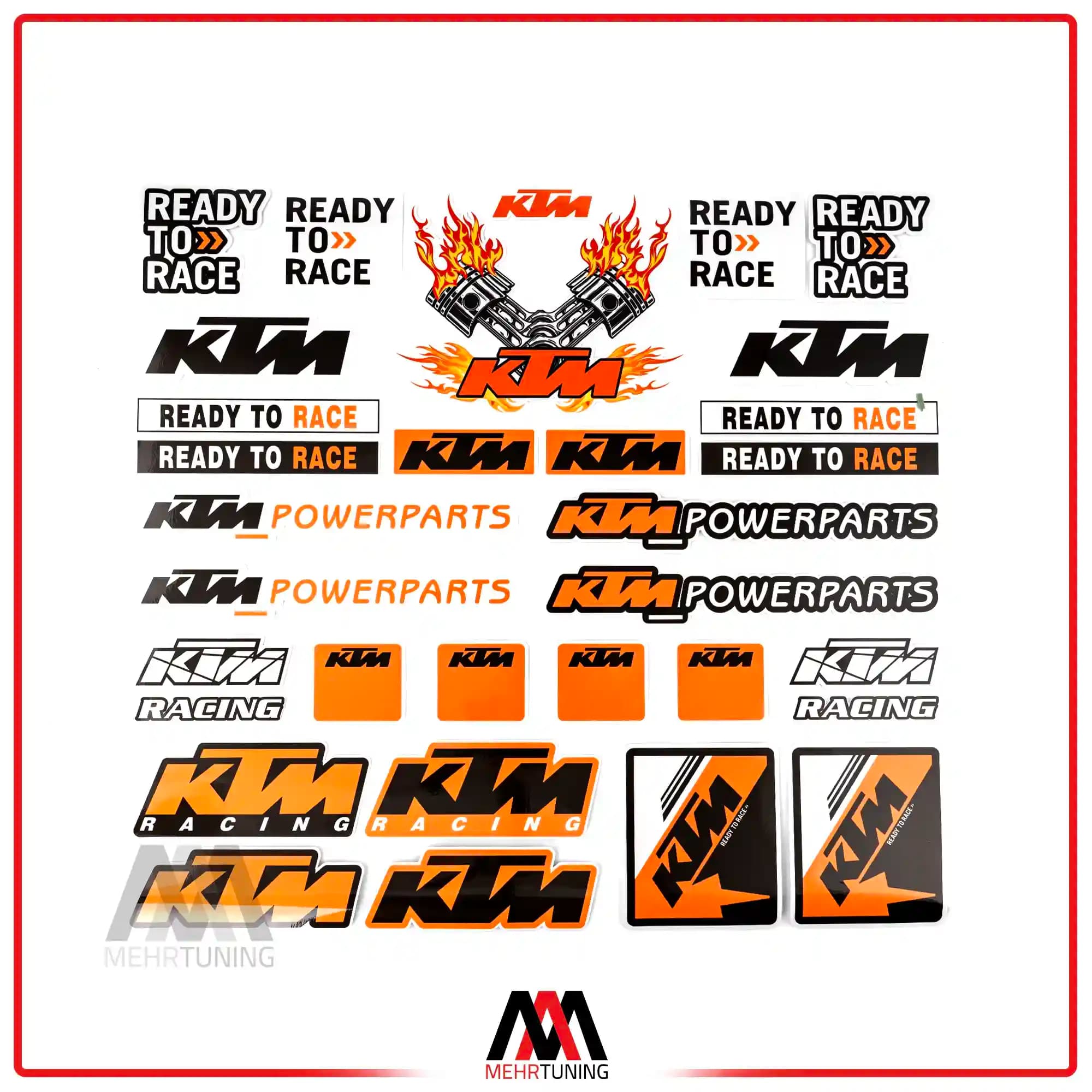 استیکر ماشین طرح KTM