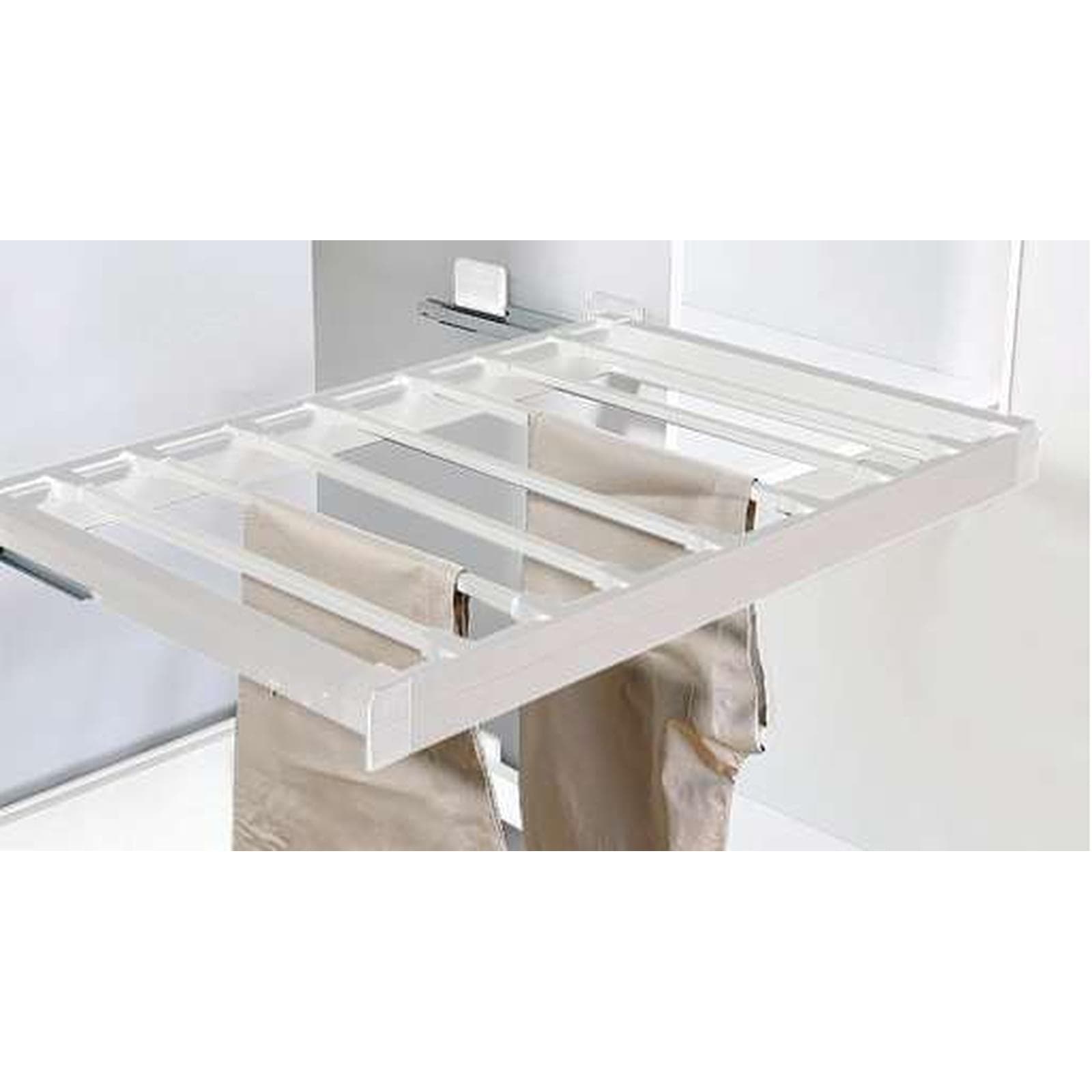 رک ریلی جای شلوار رنگ سفید ایتالین عرض 900mm