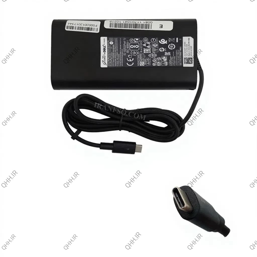 آداپتور تبلت-موبایل-لپ تاپ دل 20V 3.25A-15V 3A-9V 3A-5V 3A Type C Gimo Plus