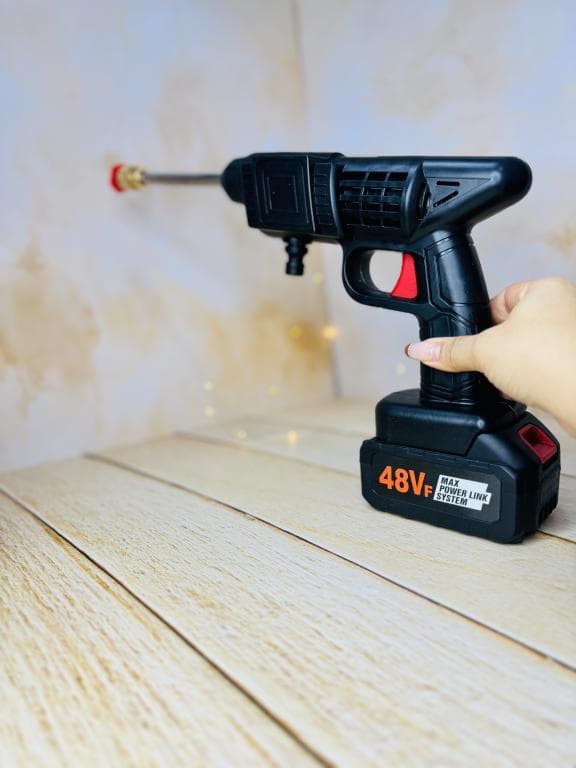 کارواش شارژی تفنگی پرتابل مدل Cleaning Gun کد 2882