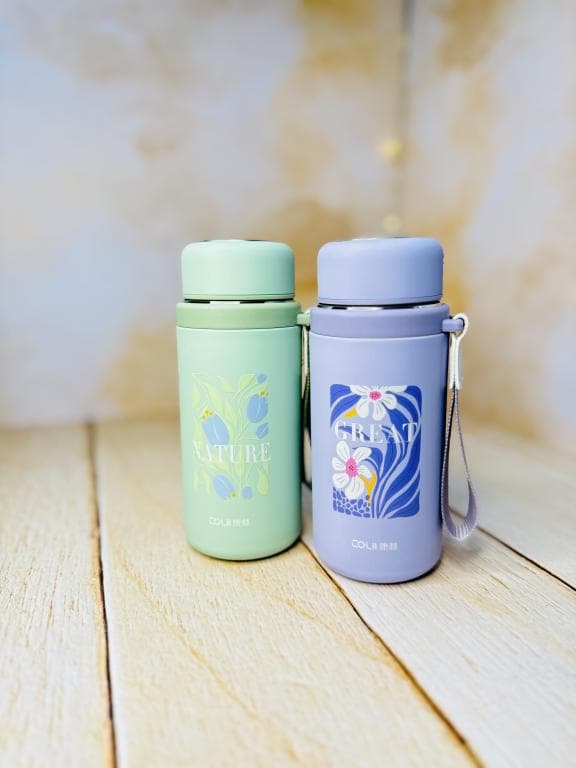 مینی فلاسک FLOWER گل دار برند COLII کد 2866