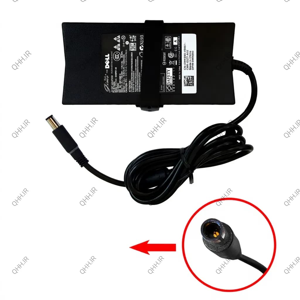 آداپتور لپ تاپ دل 19.5V 4.62A Slim Gimo Plus