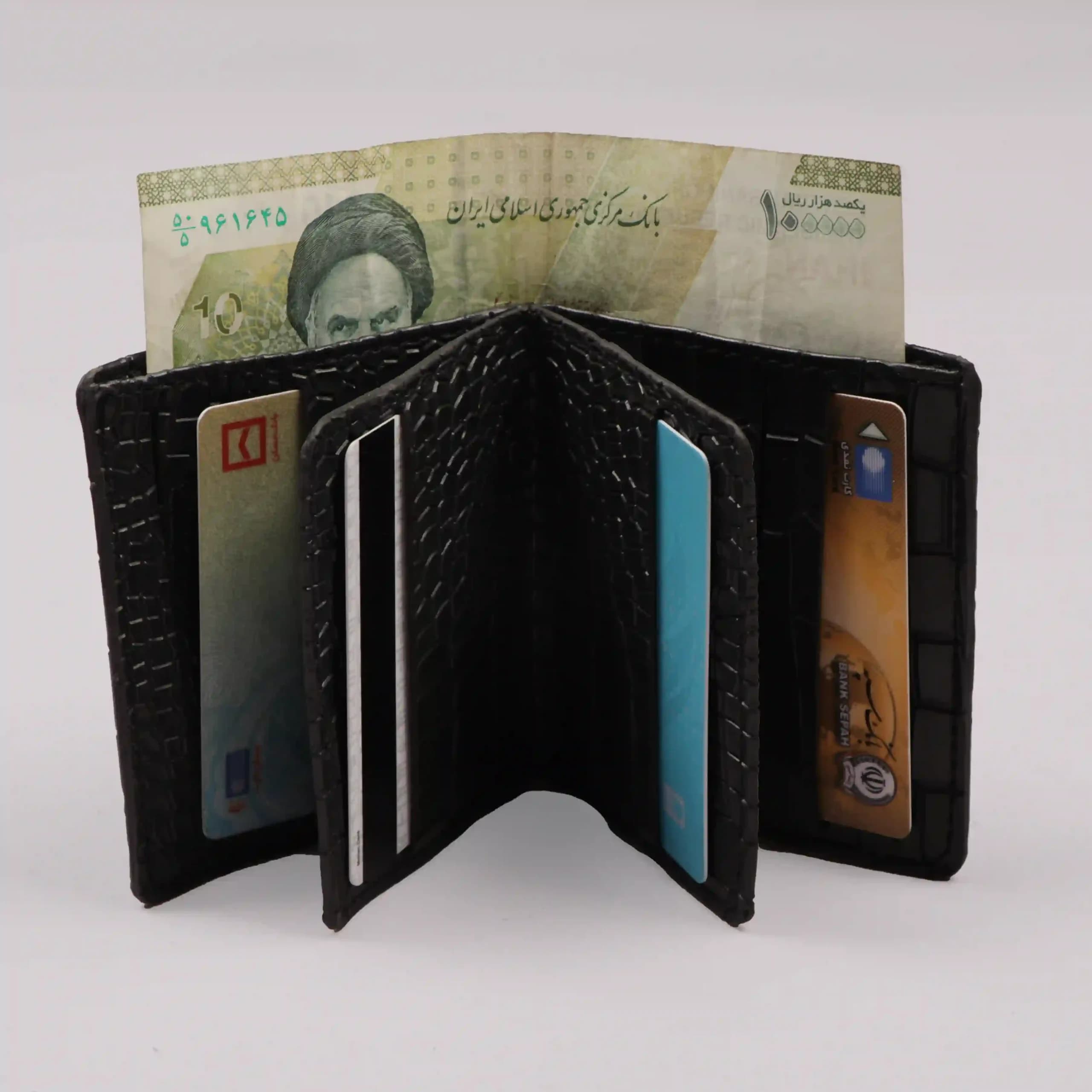 کیف پول مردانه طرح سنگی کدKPM2