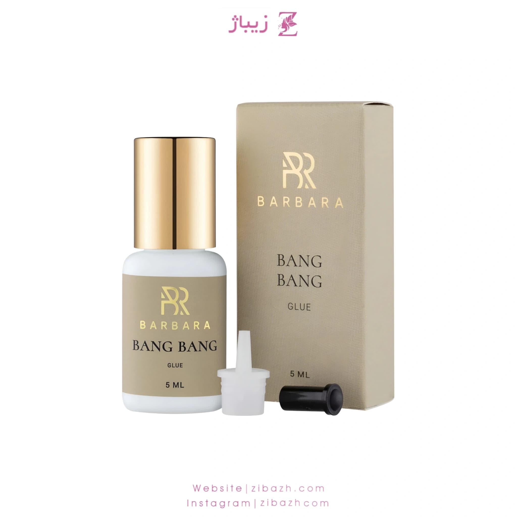 چسب اکستنشن مژه باربارا Bang Bang نیم ثانیه حجم 5 و 10 میل
