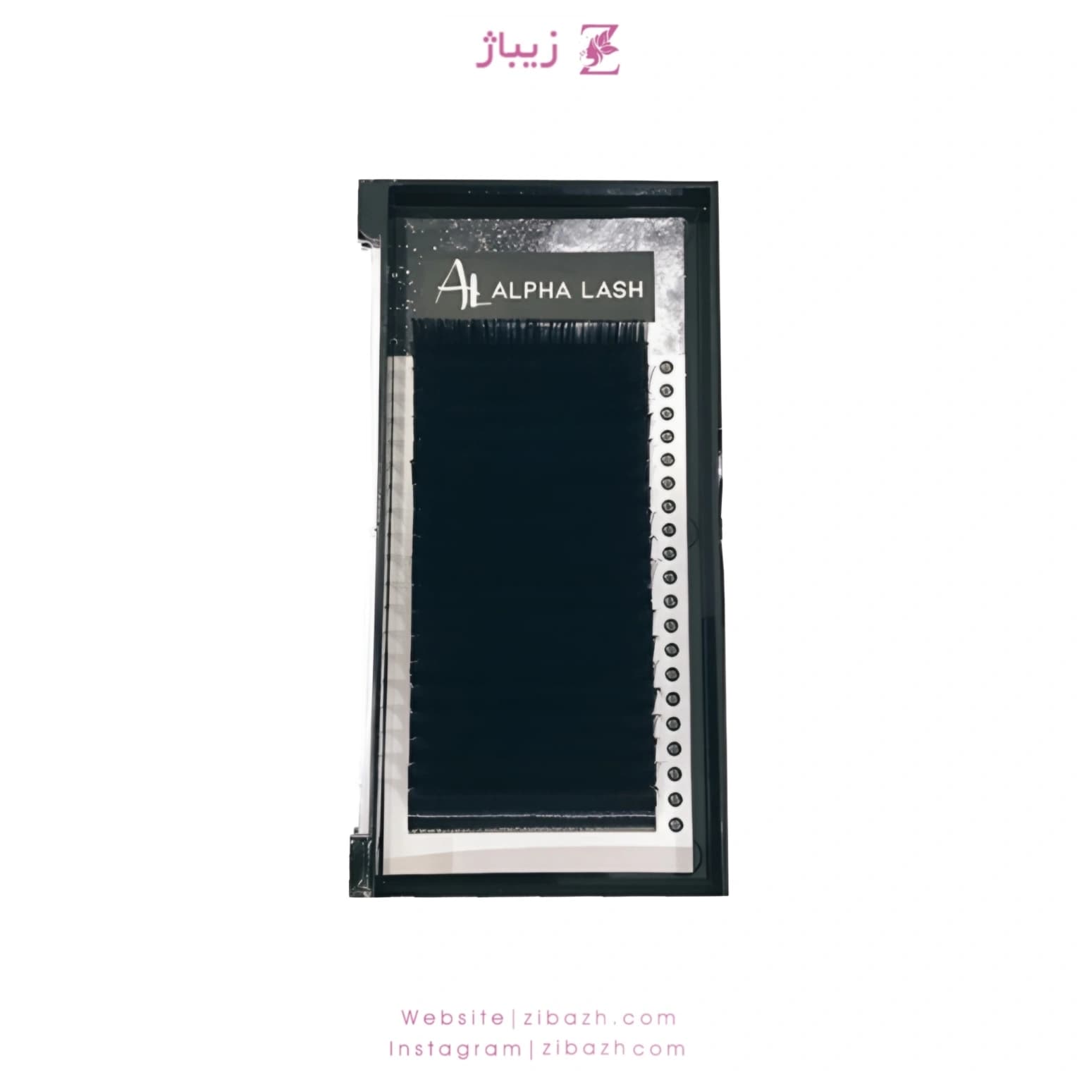 پالت مژه ALPHA LASH مدل CC غیر فست فن ضخامت 0.7 – 20 لاین (سایز 15-8) — تصویر ۲