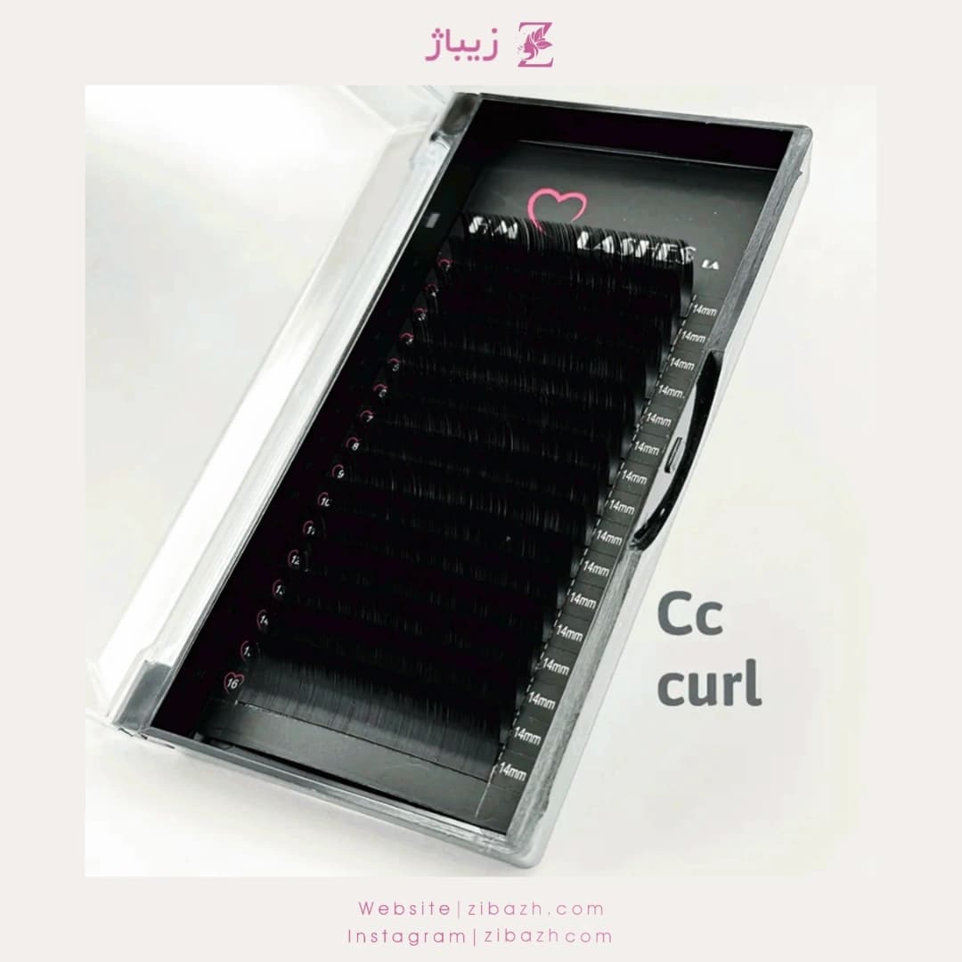 پالت مژه HM مدل CC غیر فست فن ضخامت 0.15 میکس سایز – 12 یا 16 لاین — تصویر ۳