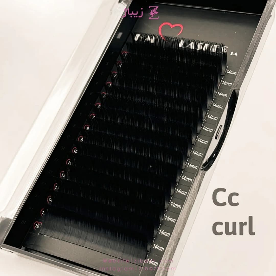 پالت مژه HM مدل CC فست فن ضخامت 0.7 – 12 لاین (سایز 18-8) — تصویر ۳