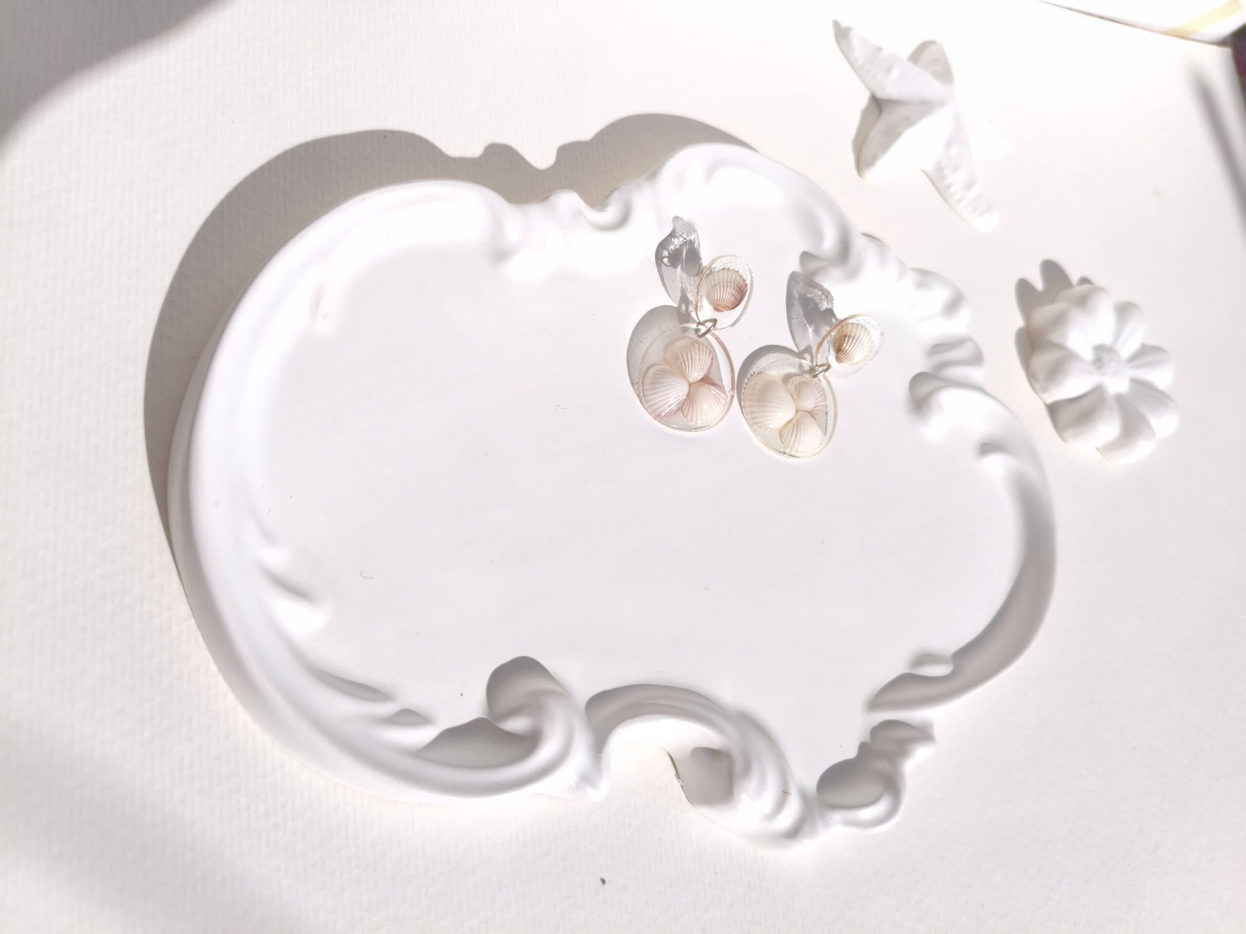 گوشواره دست‌ساز صدفی ۲🦪🐚