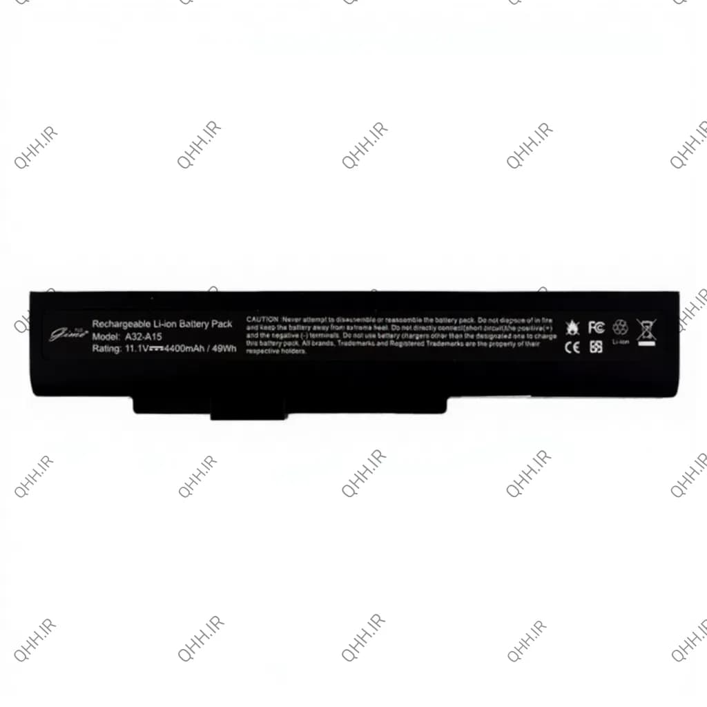 باتری لپ تاپ ام اس آی A15-CX640-6Cell Gimo Plus مشکی-49 وات ساعت