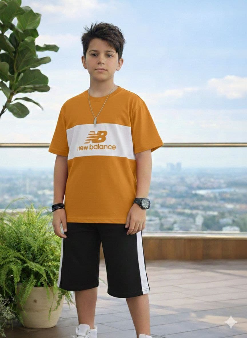 تیشرت شلوارک طرح NB new balance — تصویر ۶