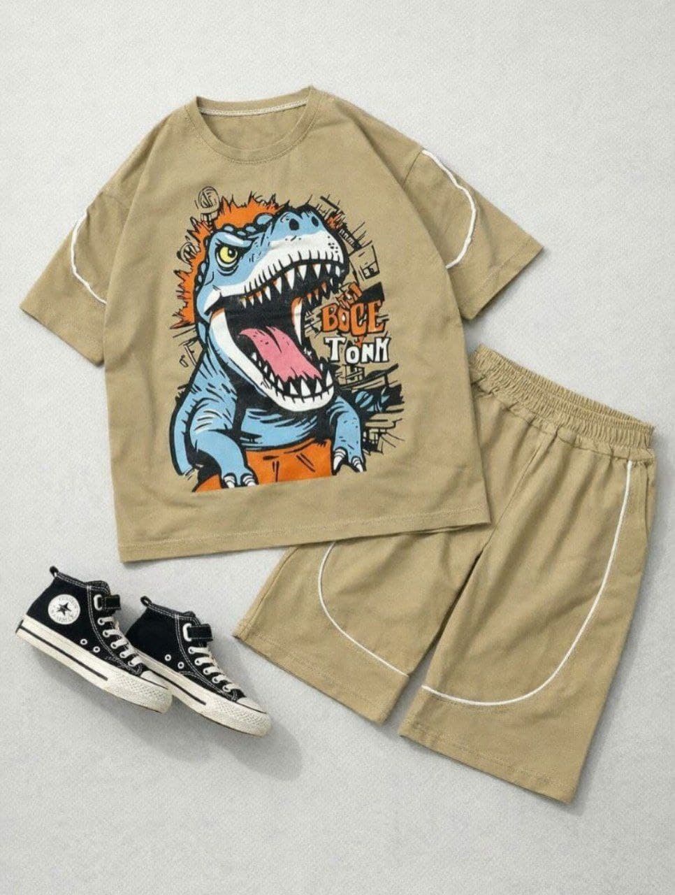 تیشرت شلوارک طرح T-REX — تصویر ۷