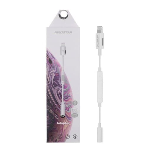 تبدیل iphone به جک 3.5 میلی متری KingStar مدل KAC69