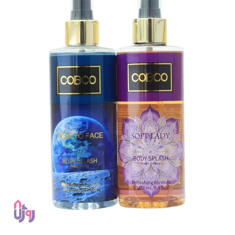 بادی اسپلش مردانه کوبکو COBCO مدل فیس تو فیس FACE TO FACE حجم 250 میلی‌لیتر — تصویر ۲