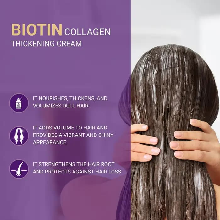 کرم مو کلاژن و بیوتین بیوکسین مدل Collagen & Biotin | حجم 250 میل — تصویر ۴