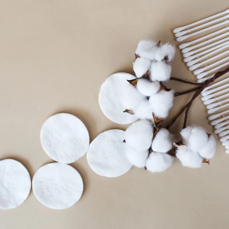 پد آرایش پاک کن گلدن رز مدل Cotton Pads | بسته 70 عددی — تصویر ۳