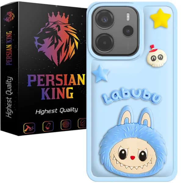 کاور گوشی پرشین کینگ مدل Labubu برای گوشی شیائومی Redmi Note 14 4G